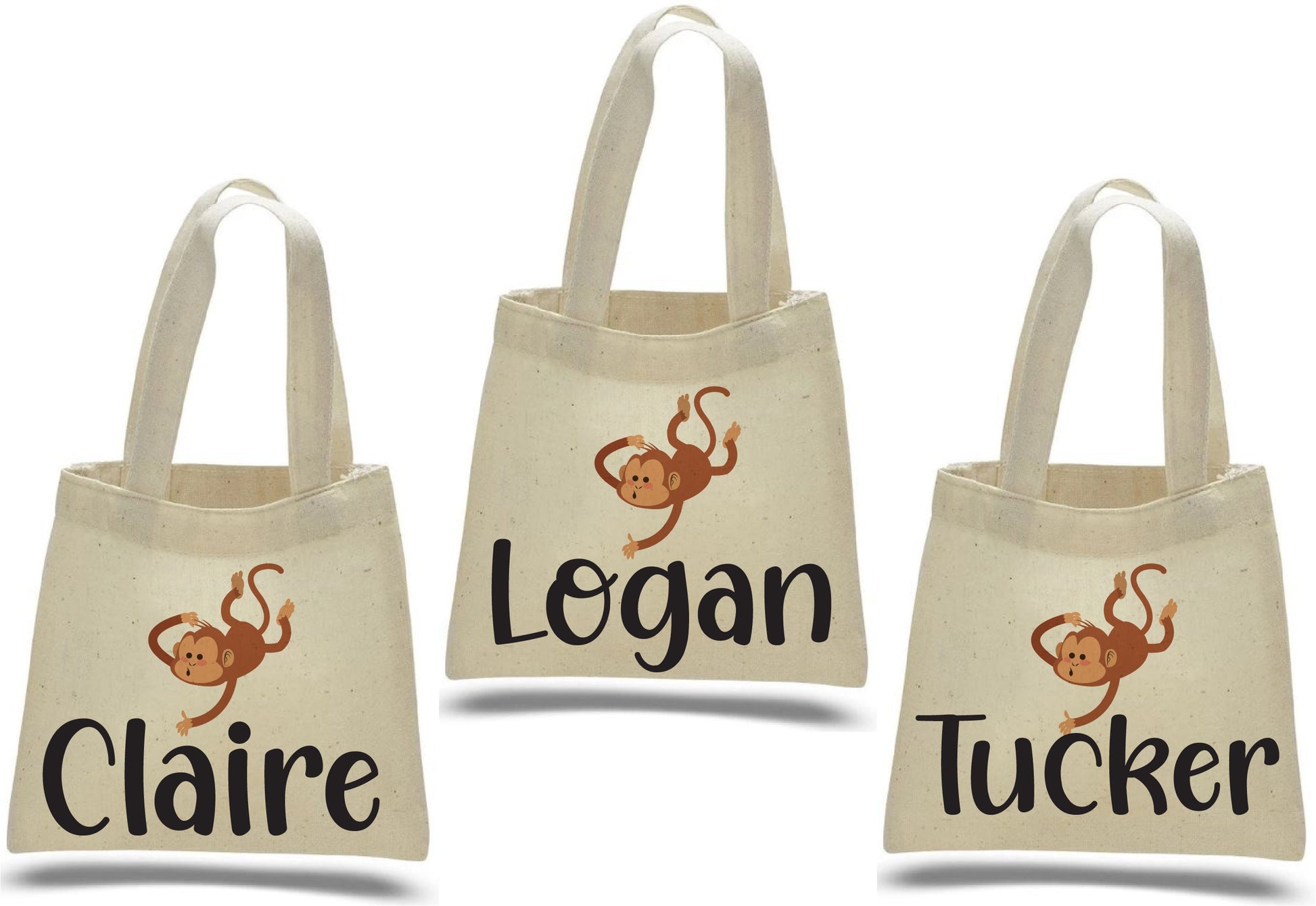 Monkey Party Favor Bags, Jungle Goodie Bags