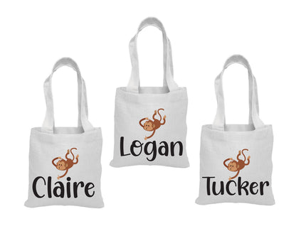 Monkey Party Favor Bags, Jungle Goodie Bags