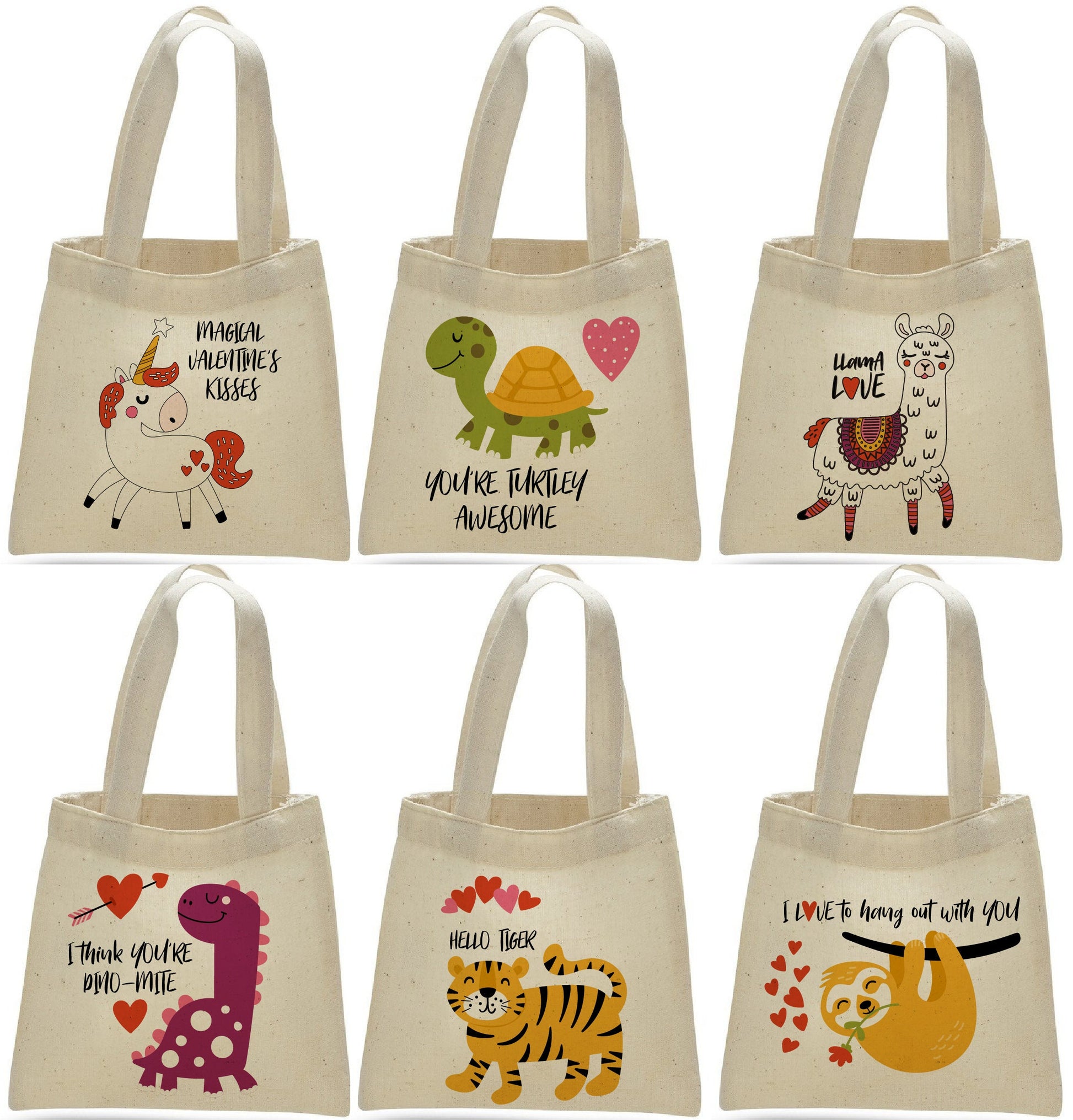 6 Valentine Treat Bags, Valentine Gift Bags, Valentine Party Favor Bags, Valentine's Day, Valentines, Treat Bags, Bags, Gift Bags, Valentine