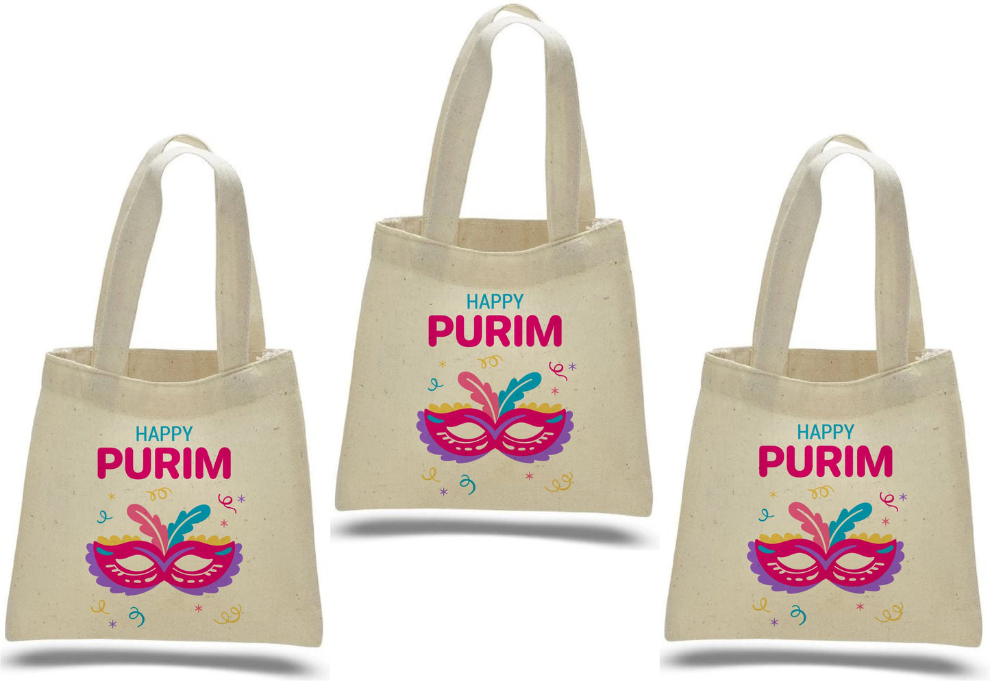Purim Party Favor Bags - Set of Three Bags