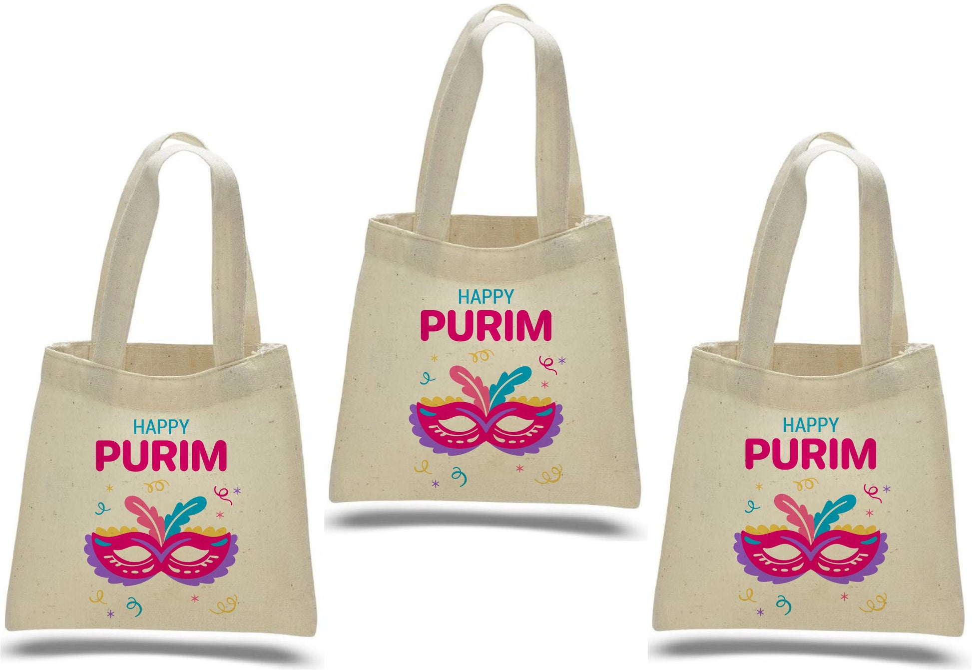 Purim Party Favor Bags - Set of Three Bags