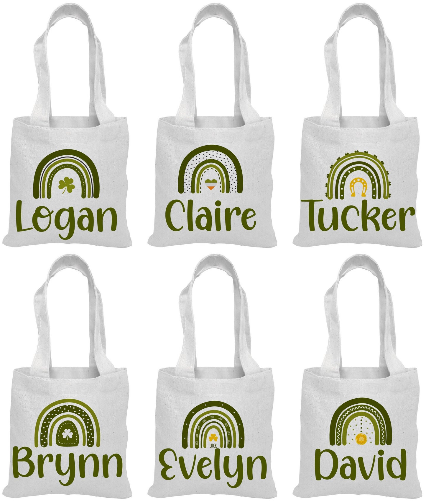 St. Patrick’s Day Party Favor Bags - Set of Six Bags