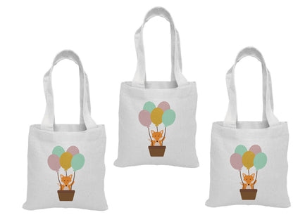 Fox Party Favor Bags - Perfect for Fox and Woodland Themed Parties, Events and Baby Showers - Set of Three Bags
