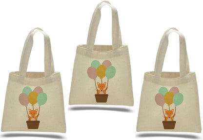 Fox Party Favor Bags - Perfect for Fox and Woodland Themed Parties, Events and Baby Showers - Set of Three Bags