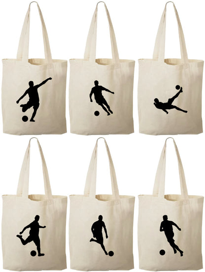 Soccer Party Favor Bags - Perfect for Soccer Themed Parties and Events! - Set of Six