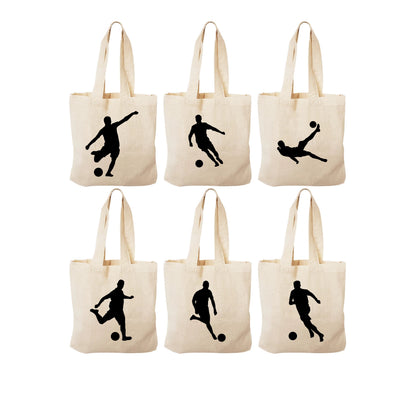 Soccer Party Favor Bags - Perfect for Soccer Themed Parties and Events! - Set of Six