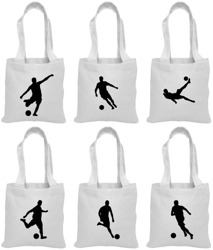 Soccer Party Favor Bags - Perfect for Soccer Themed Parties and Events! - Set of Six