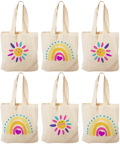 Rainbow Treat Bags, Sunshine Gift Bags, Rainbow Party Favor Bags, Rainbow Party Favors, Rainbow Party Bags, Sun, Rainbow Party, Rainbow Bags