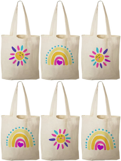 Rainbow Treat Bags, Sunshine Gift Bags, Rainbow Party Favor Bags, Rainbow Party Favors, Rainbow Party Bags, Sun, Rainbow Party, Rainbow Bags