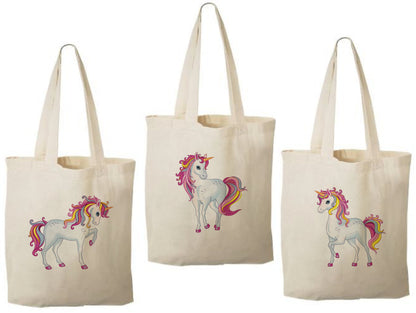 Unicorn Party Favor Bags - Set of Three Bags