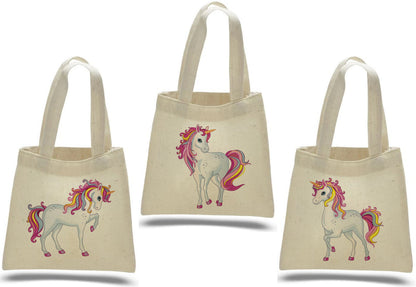 Unicorn Party Favor Bags - Set of Three Bags