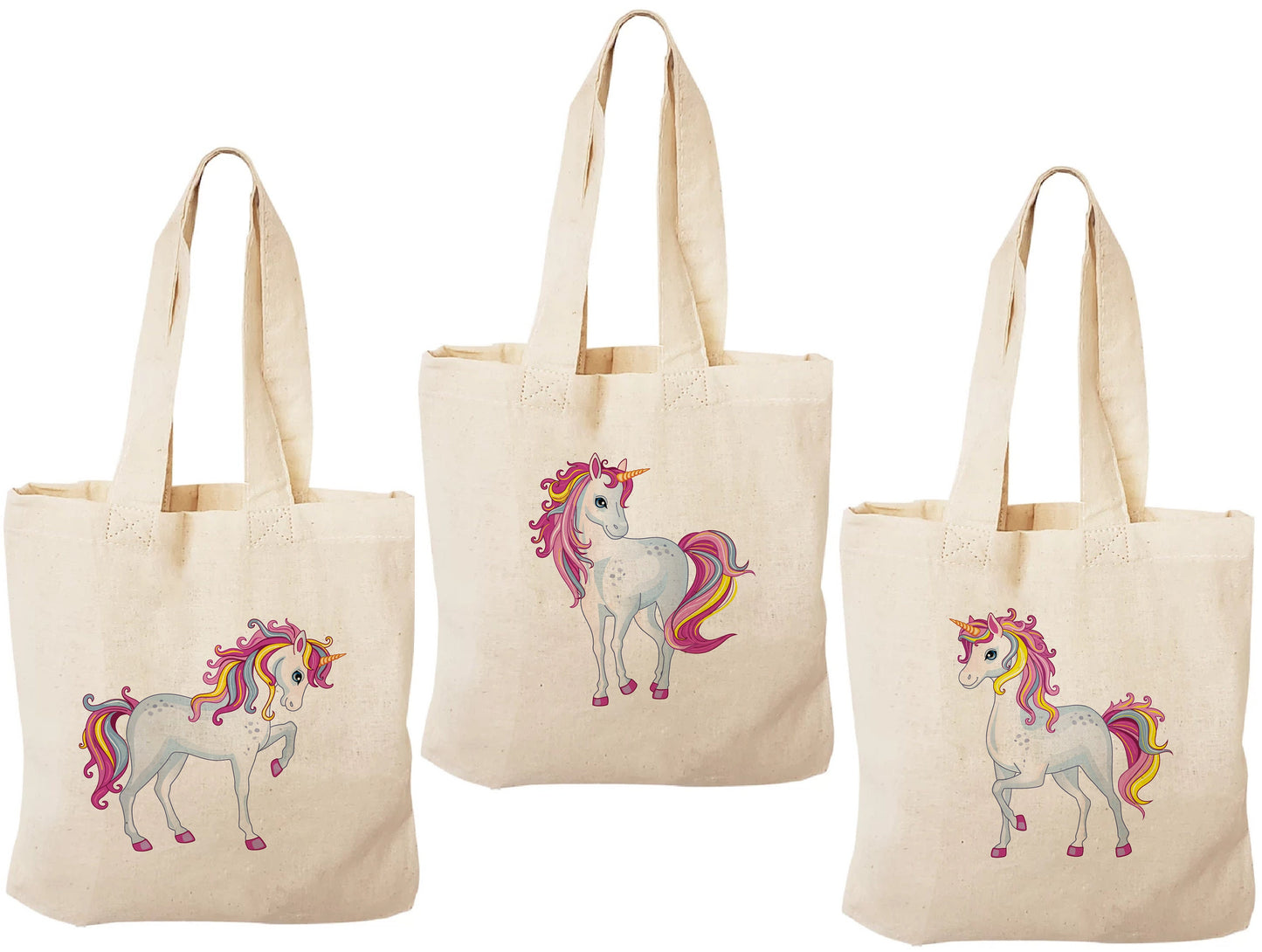 Unicorn Party Favor Bags - Set of Three Bags