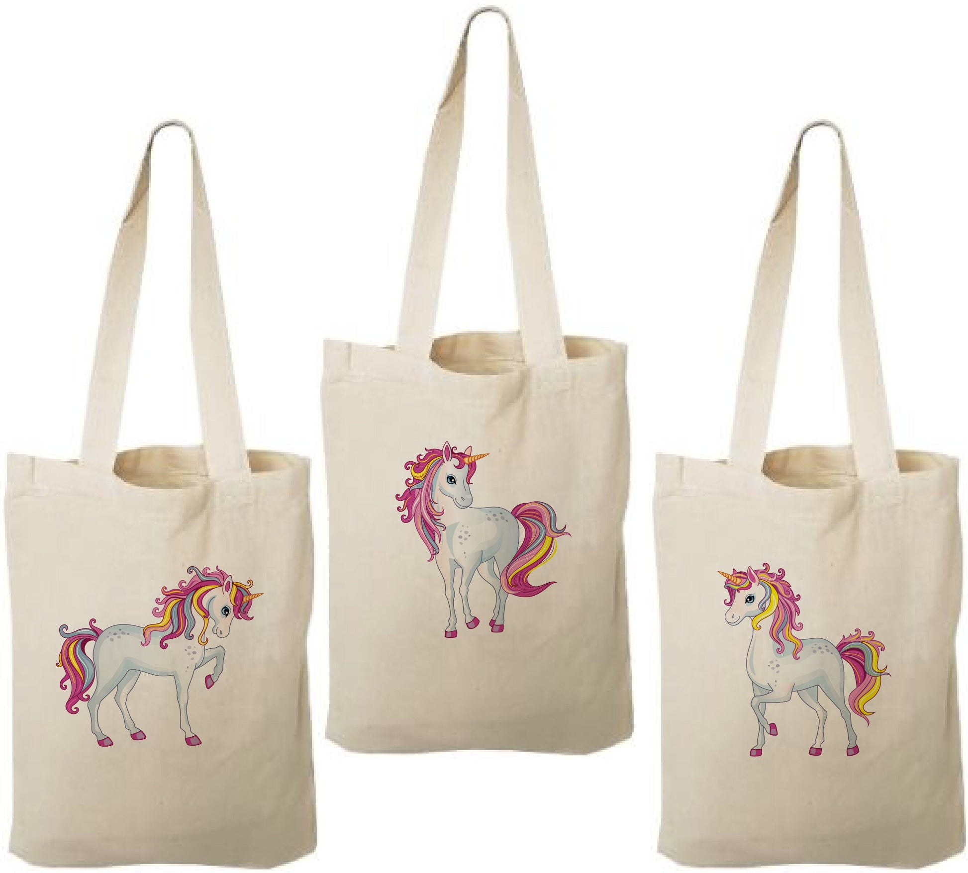 Unicorn Party Favor Bags - Set of Three Bags