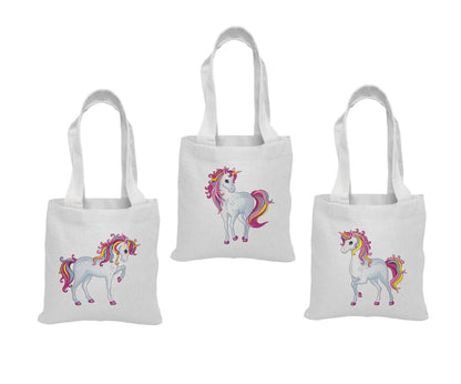 Unicorn Party Favor Bags - Set of Three Bags