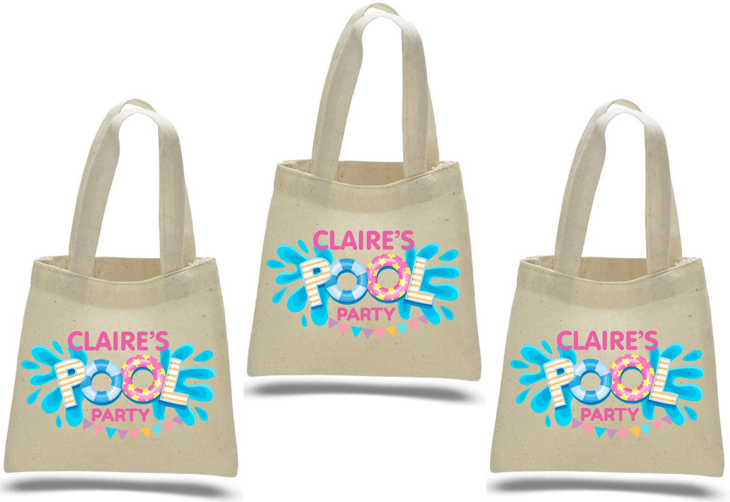 3 Pool Party Gift Bags