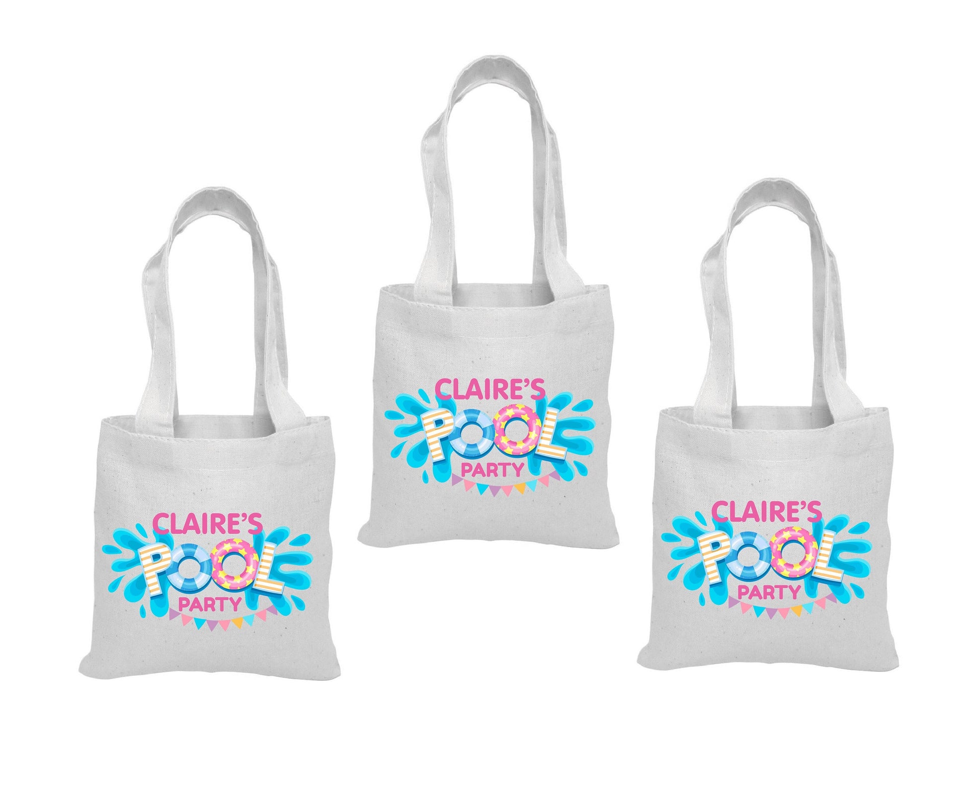 3 Pool Party Gift Bags