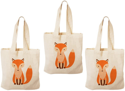 Fox Party Favor Bags - Perfect for Fox or Woodland Themed Parties! - Set of Three