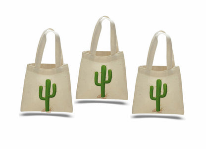 Cactus Party Favor Bags - Set of Three Bags