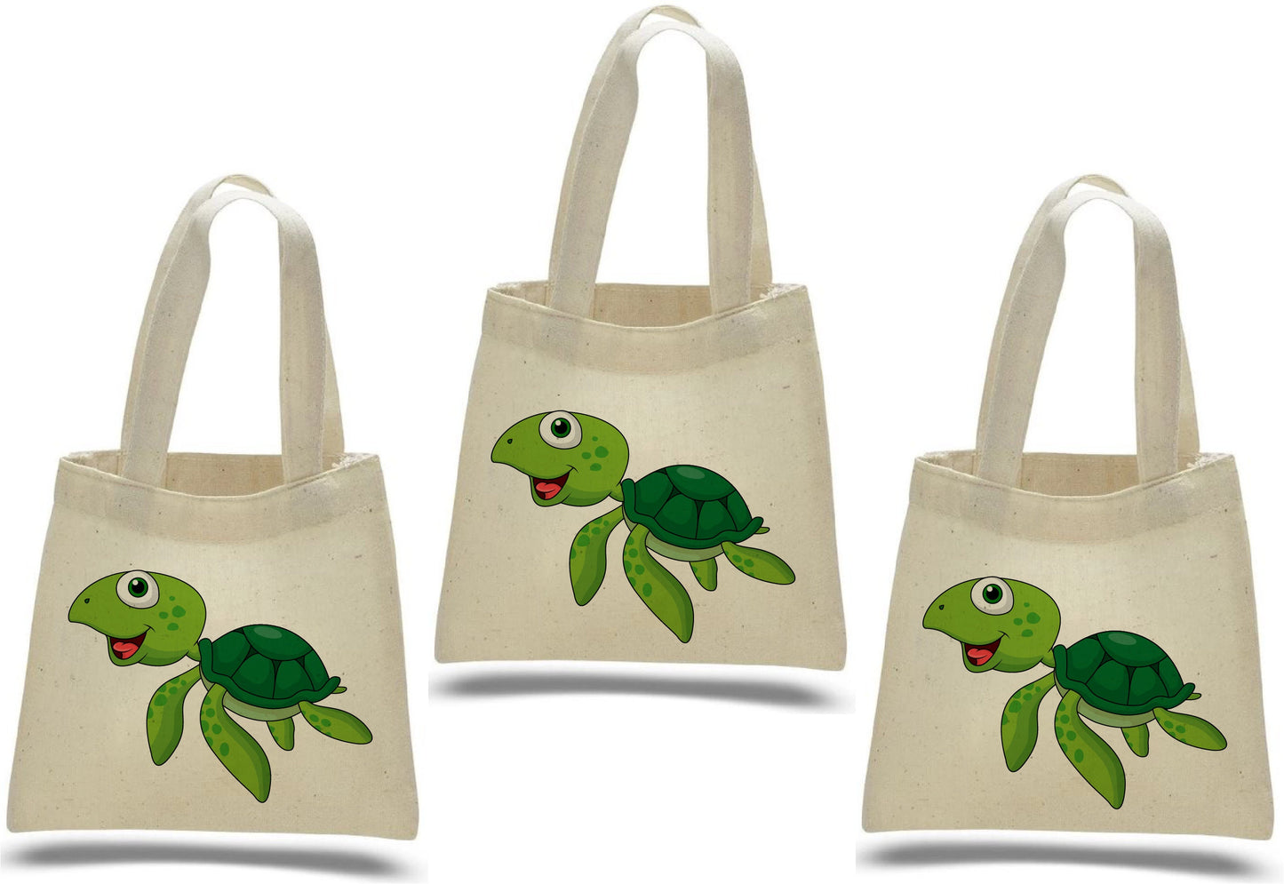Sea Turtle Party Favor Bags - Set of Three Bags