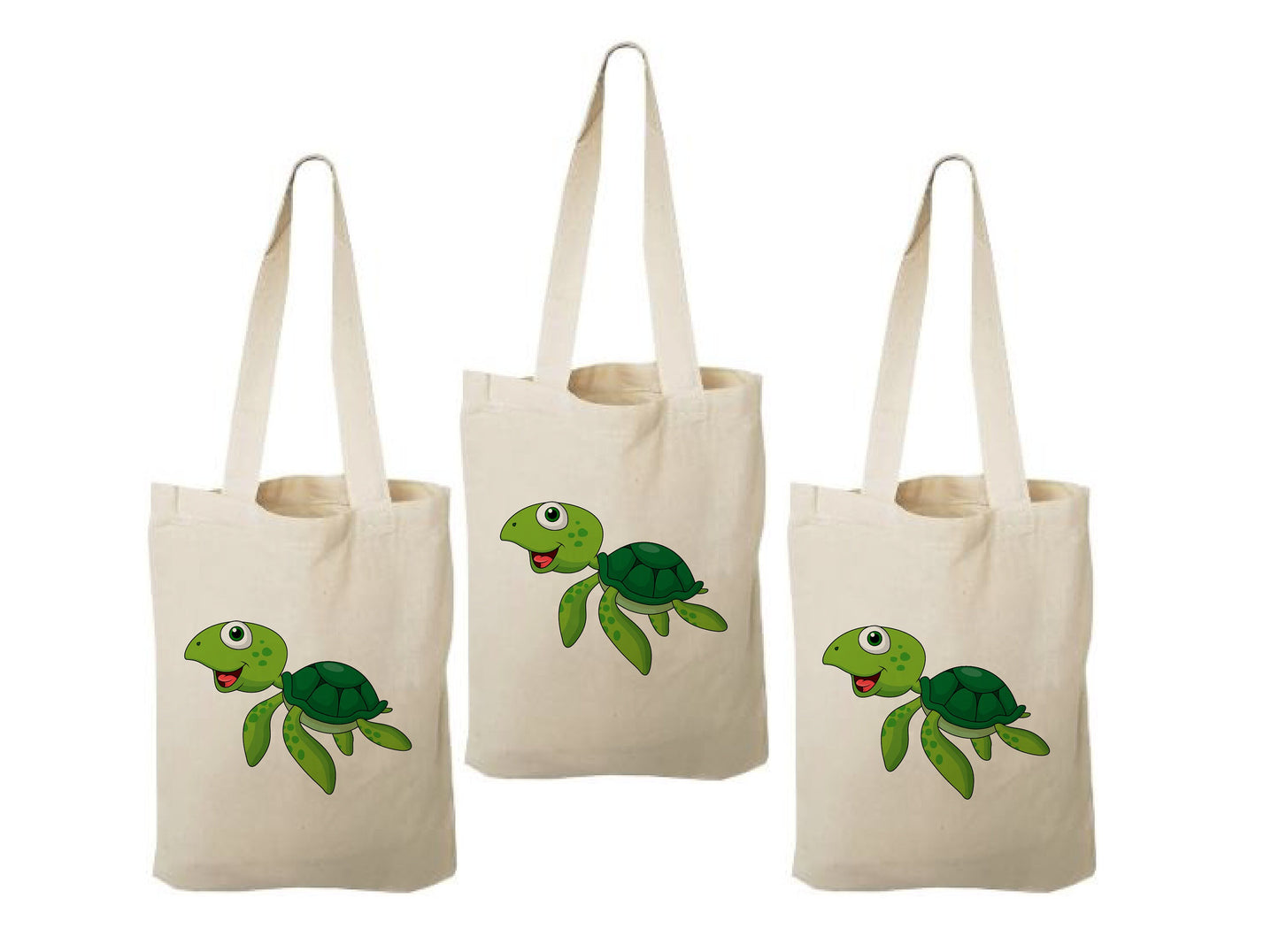 Sea Turtle Party Favor Bags - Set of Three Bags
