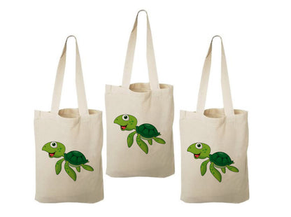 Sea Turtle Party Favor Bags - Set of Three Bags