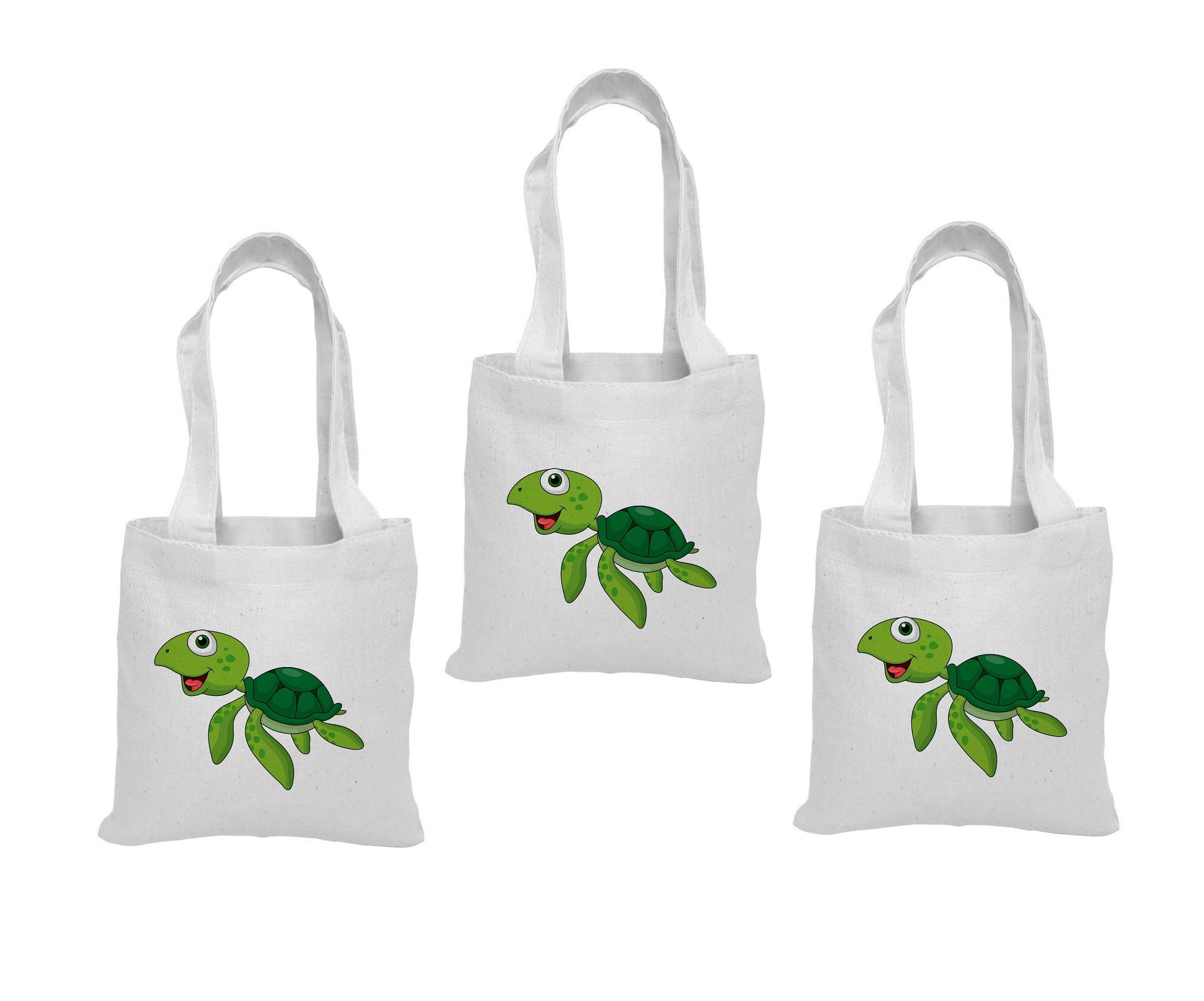 Sea Turtle Party Favor Bags - Set of Three Bags