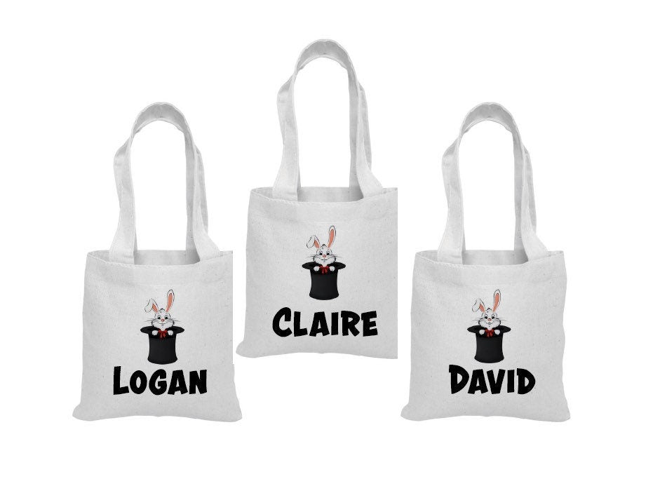 Personalized Magic Party Favor Bags - Set of Three Bags