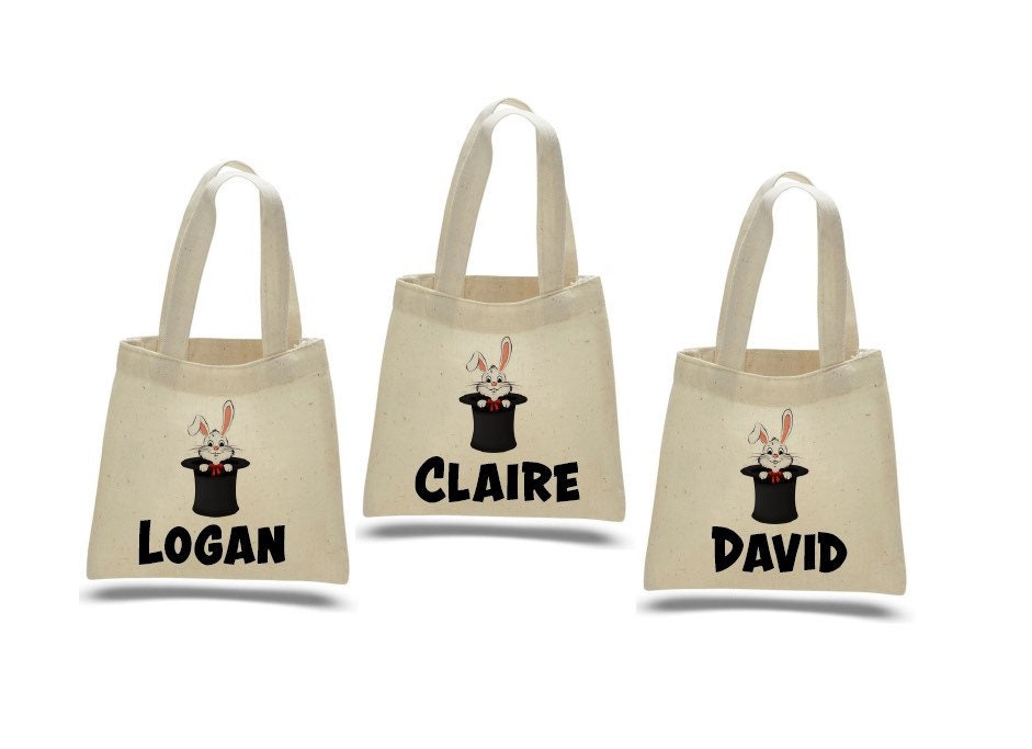 Personalized Magic Party Favor Bags - Set of Three Bags
