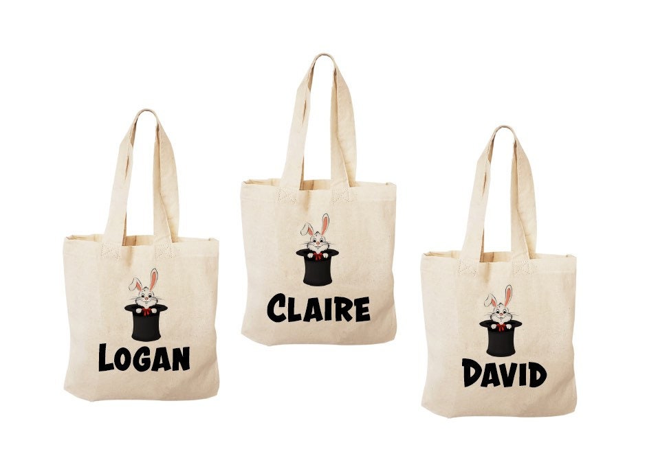 Personalized Magic Party Favor Bags - Set of Three Bags