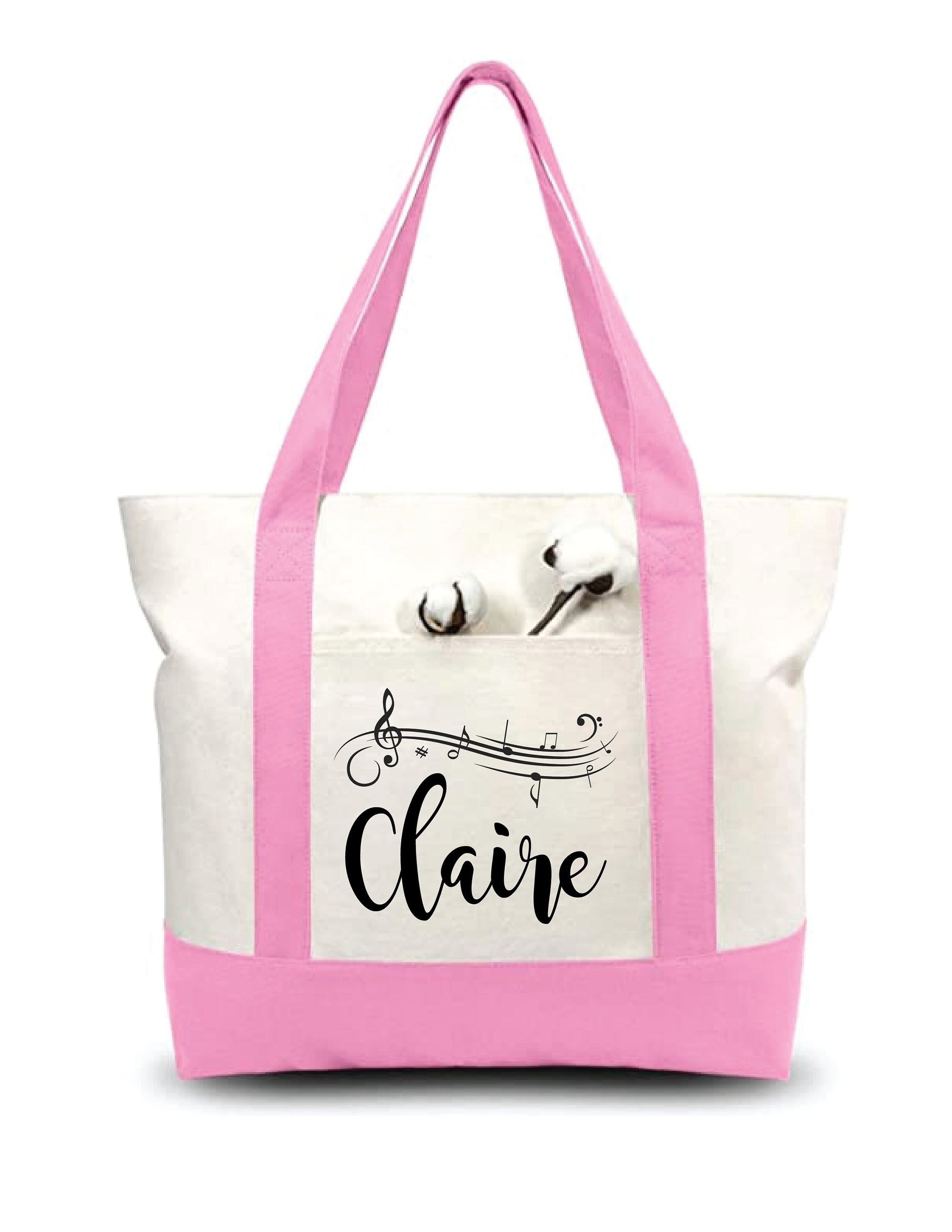 Musician Gift - Personalized Music Tote Bag