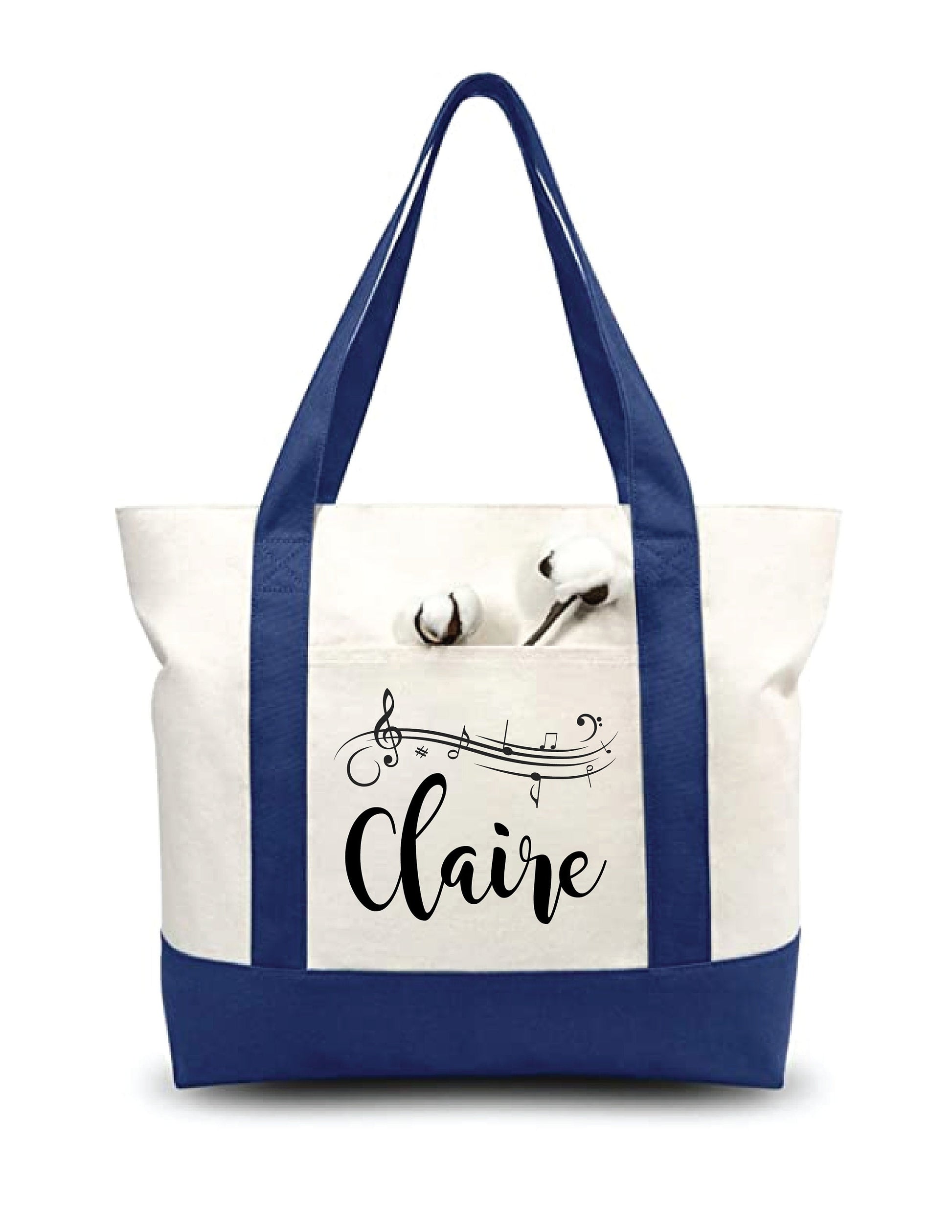 Musician Gift - Personalized Music Tote Bag