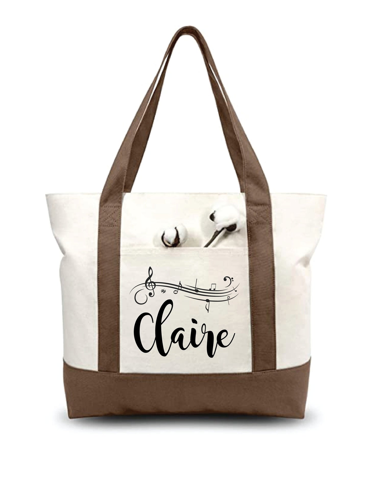 Musician Gift - Personalized Music Tote Bag