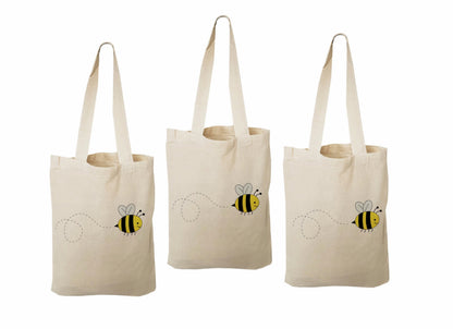 Bee Party Favor Bags – Bumble Bee Design, Set of 3