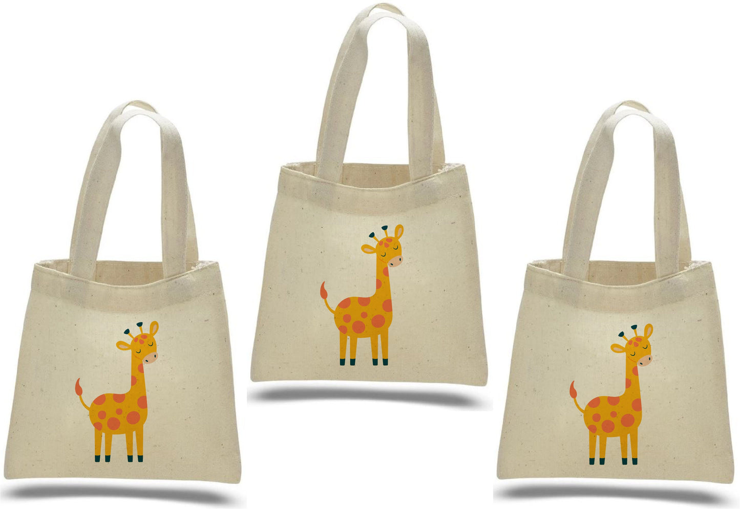 Giraffe Party Favor Bags - Set of Three Bags