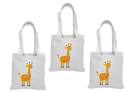 Giraffe Party Favor Bags - Set of Three Bags