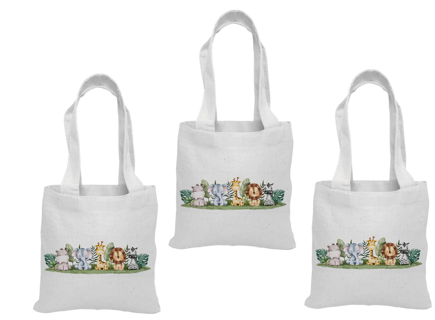 3 Safari Party Favor Bags