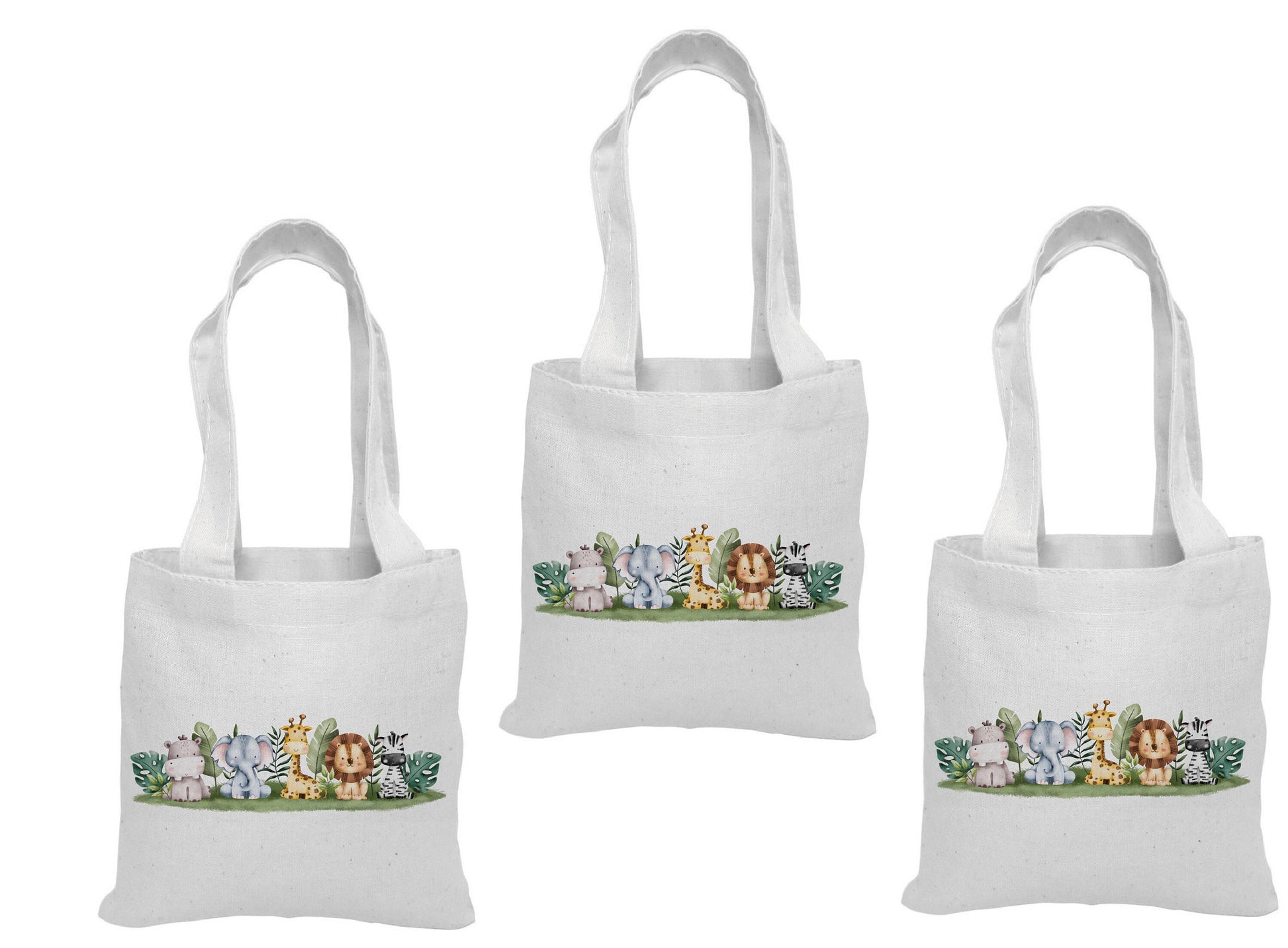 3 Safari Party Favor Bags
