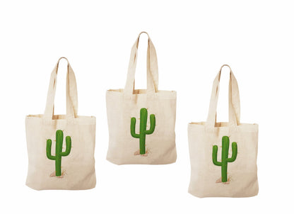 Cactus Party Favor Bags - Set of Three Bags