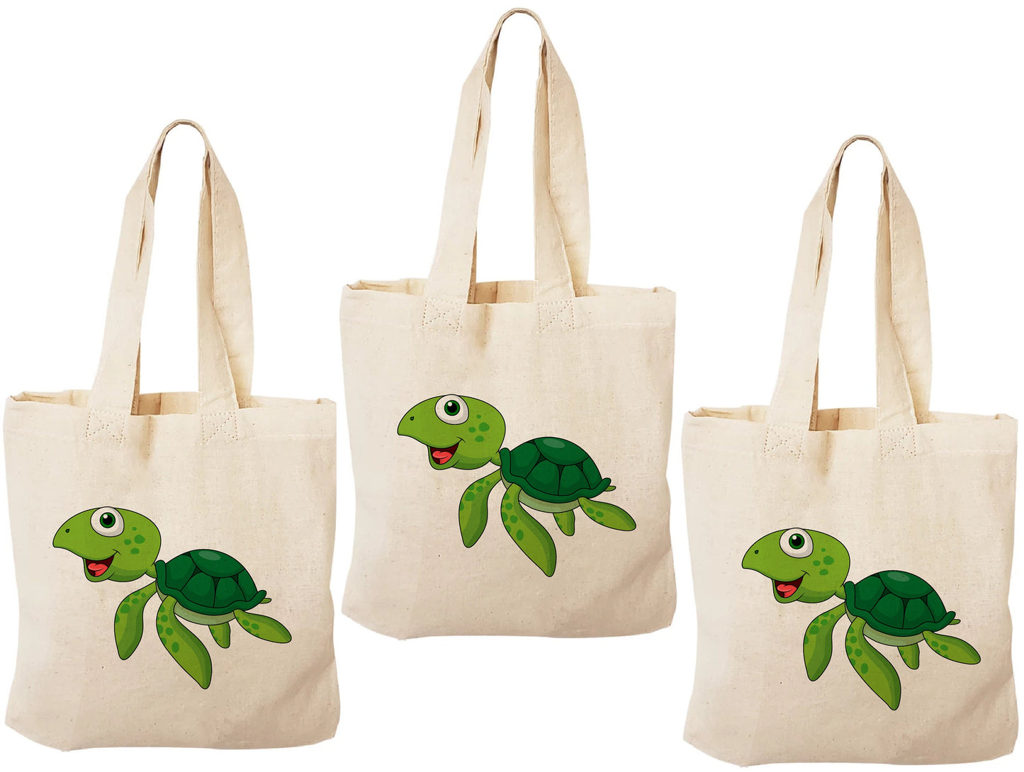 Sea Turtle Party Favor Bags - Set of Three Bags