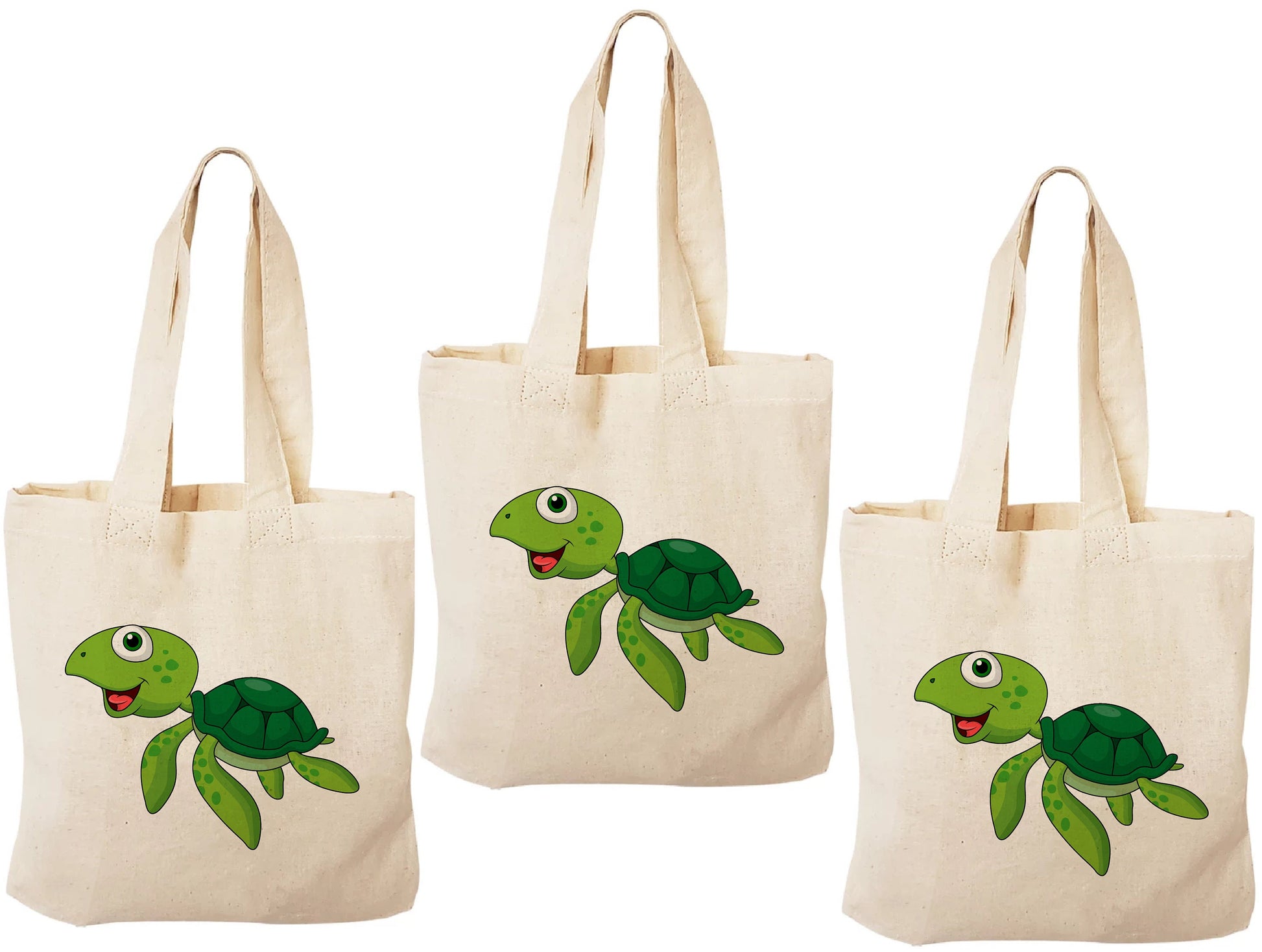 Sea Turtle Party Favor Bags - Set of Three Bags