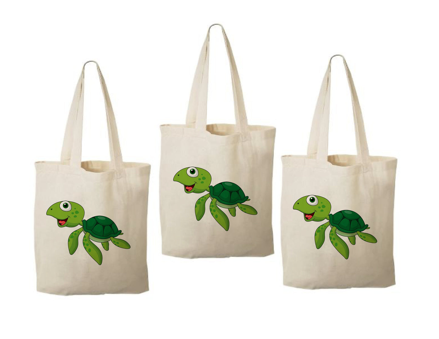 Sea Turtle Party Favor Bags - Set of Three Bags