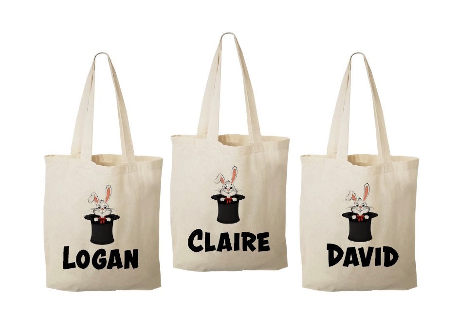 Personalized Magic Party Favor Bags - Set of Three Bags