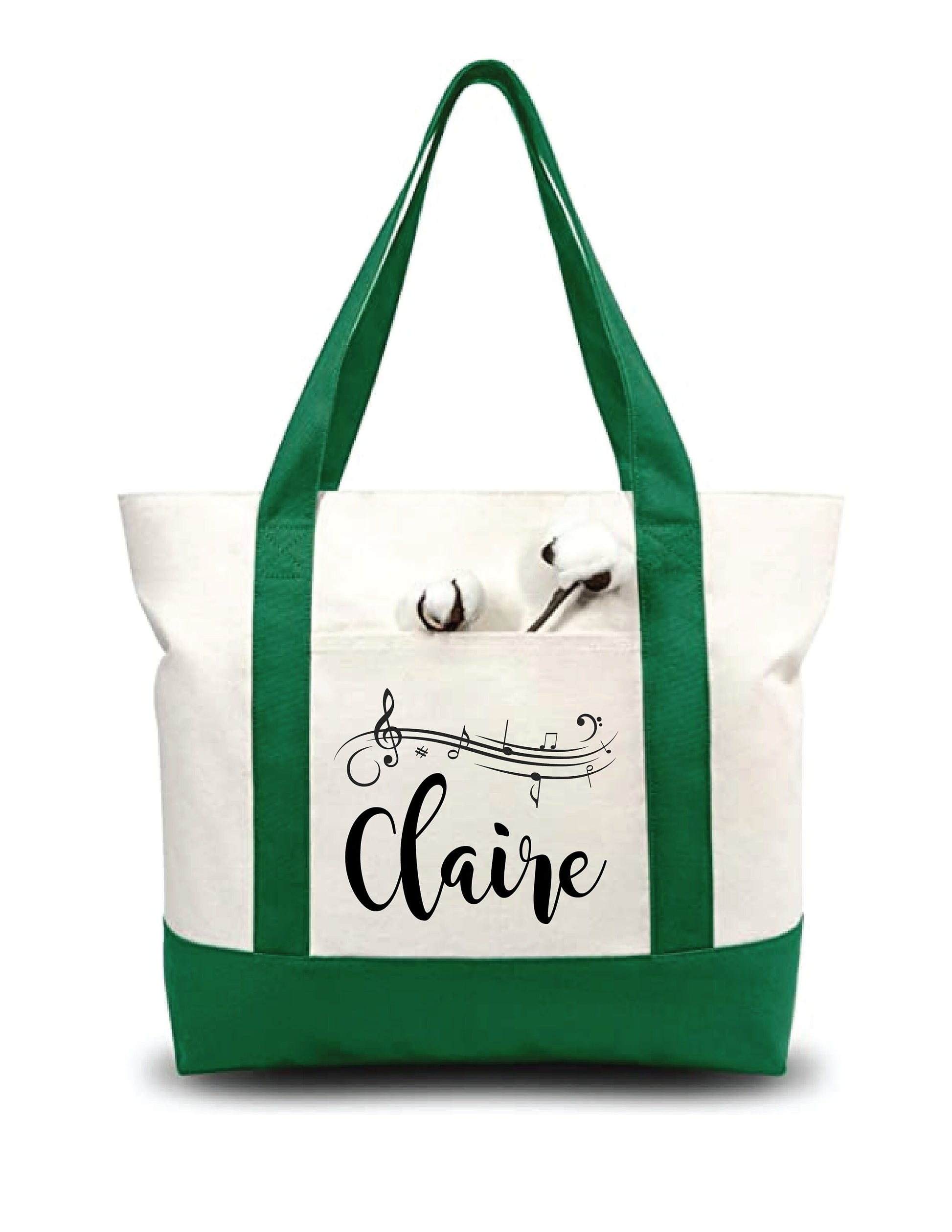 Musician Gift - Personalized Music Tote Bag