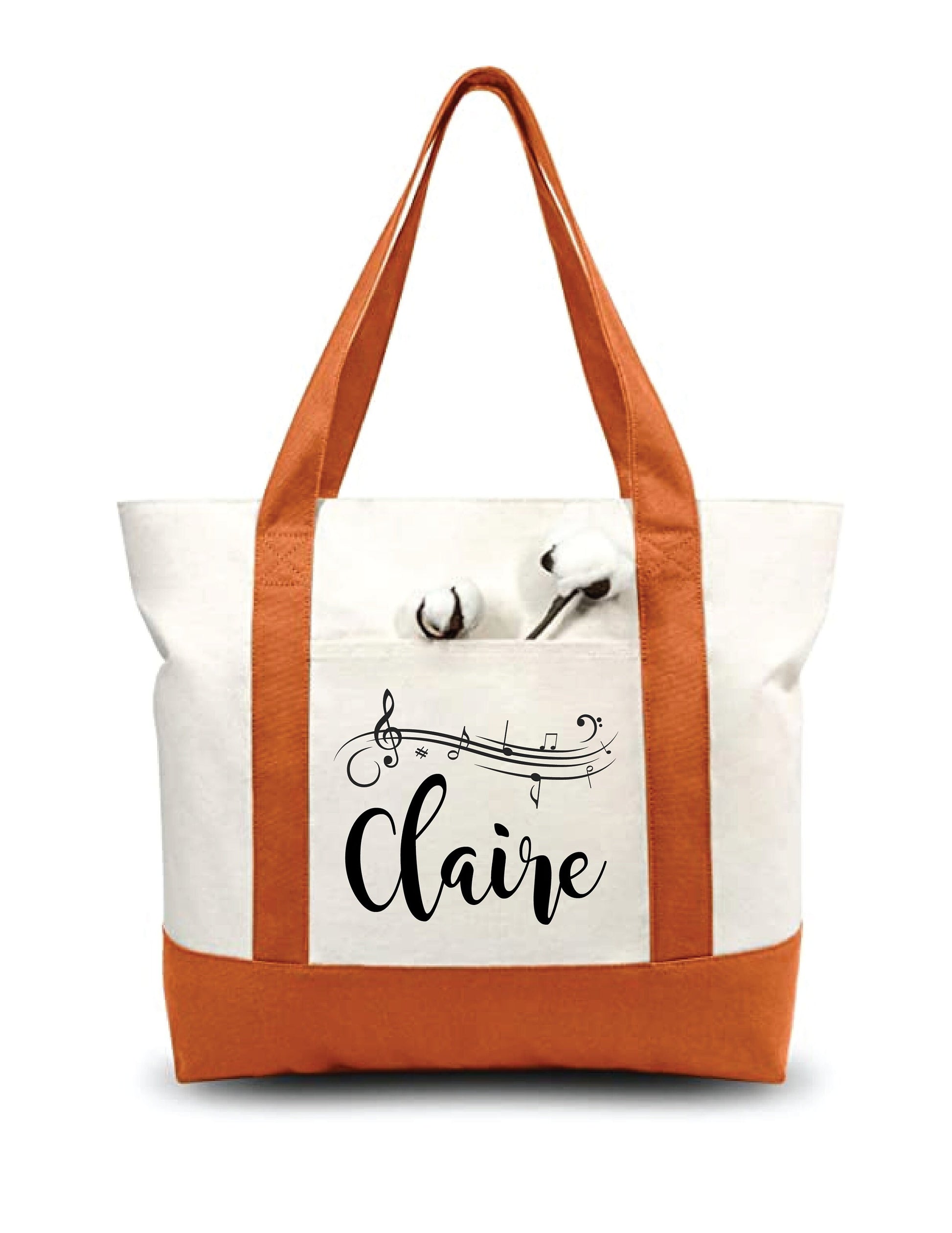 Musician Gift - Personalized Music Tote Bag