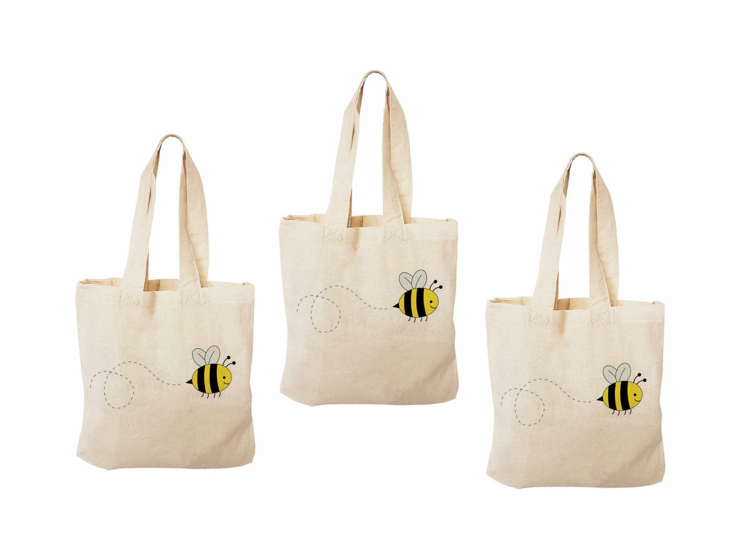 Bee Party Favor Bags – Bumble Bee Design, Set of 3