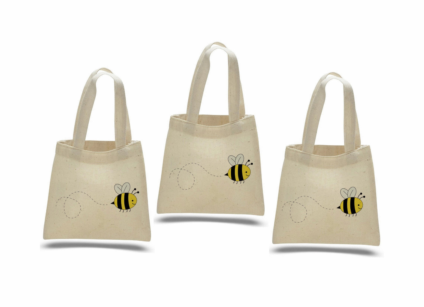 Bee Party Favor Bags – Bumble Bee Design, Set of 3