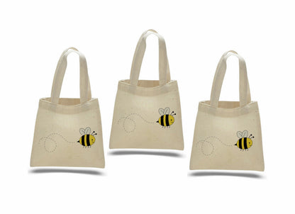 Bee Party Favor Bags – Bumble Bee Design, Set of 3