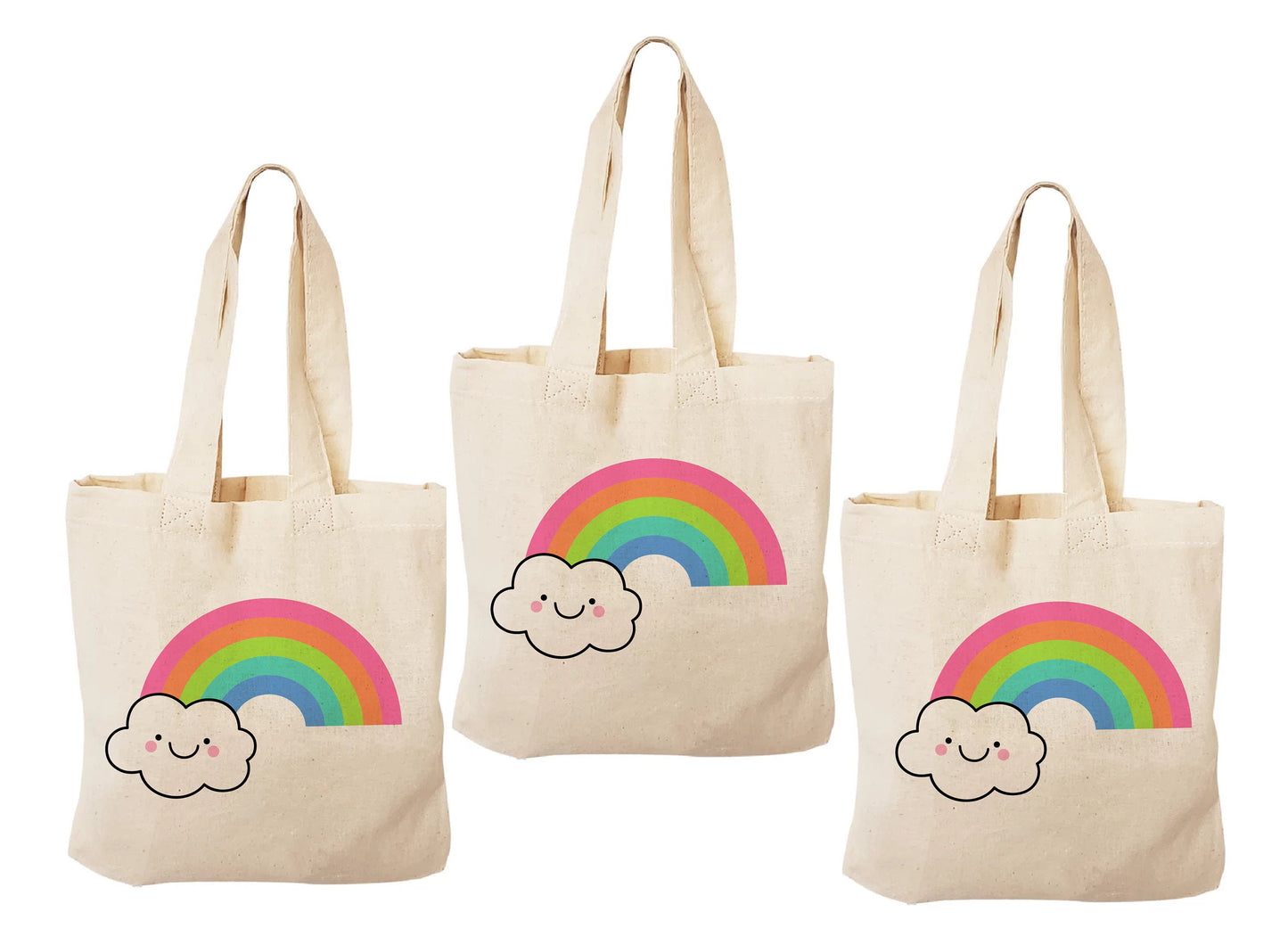 3 Rainbow Treat Bags