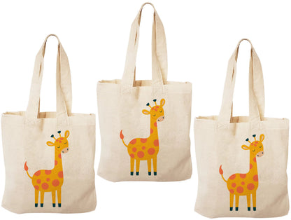 Giraffe Party Favor Bags - Set of Three Bags