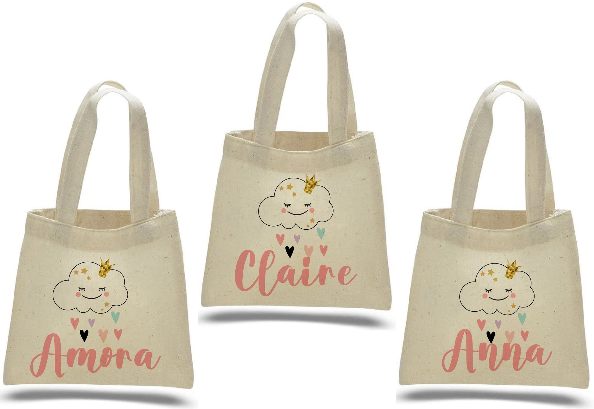3 Cloud Party Favor Bags